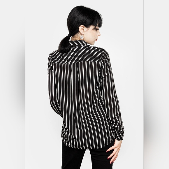 DISTURBIA Patti Striped Shirt - Picture 3 of 6